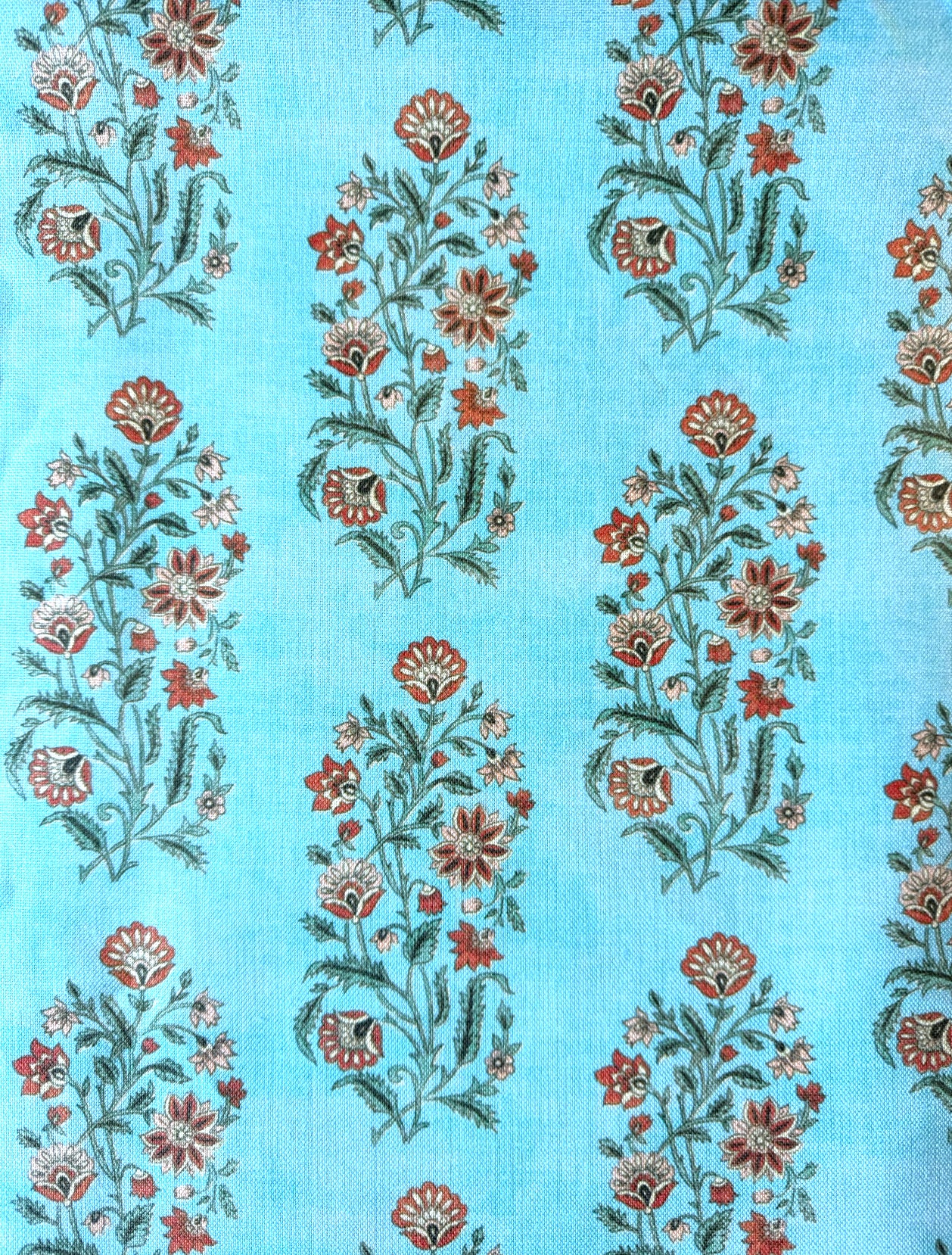 San Marino in Turquoise — Fabric Cut — 2 yards x 54" — Ready to Ship
