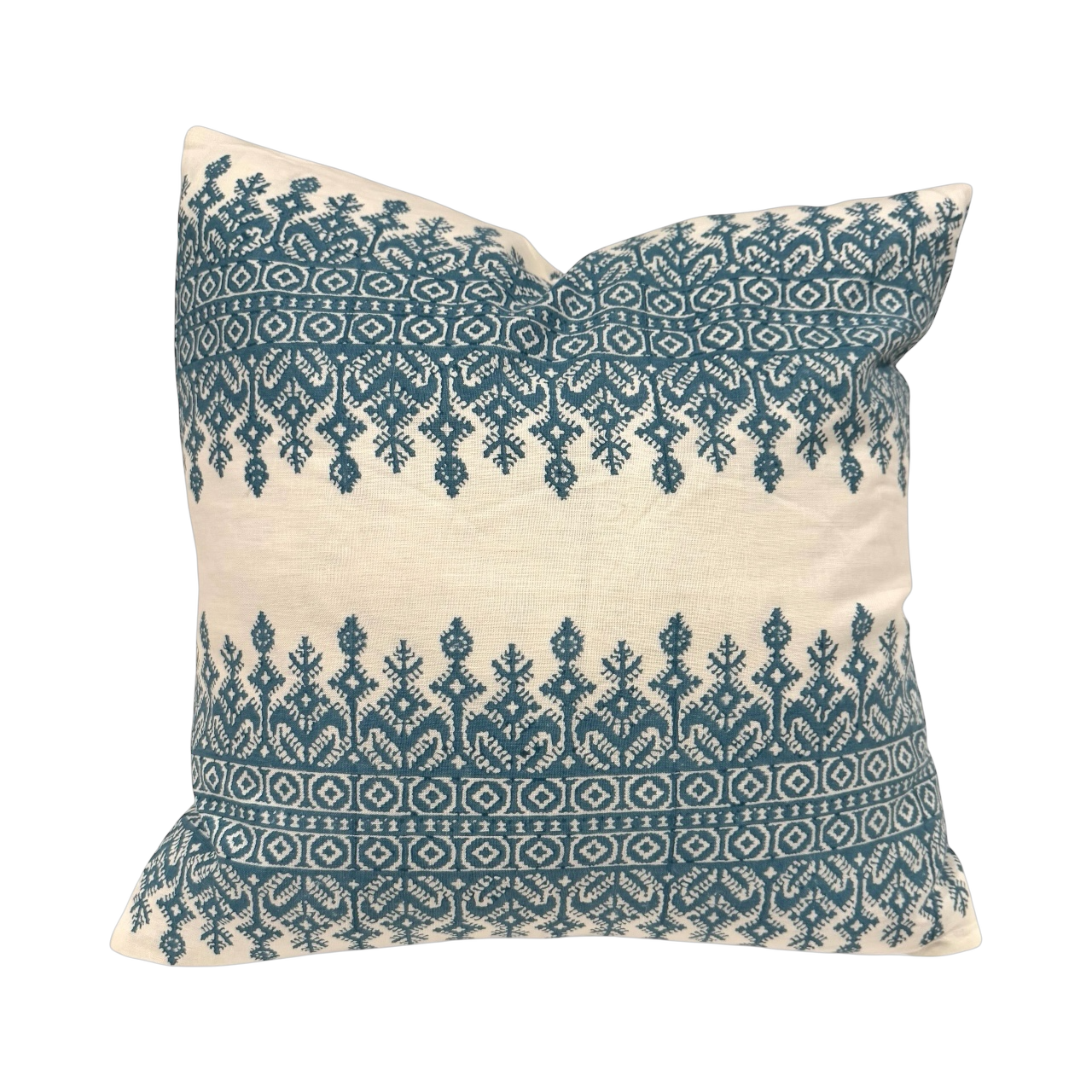 Moroc in Adriatic -Pillow Cover— 20x20— Ready to Ship