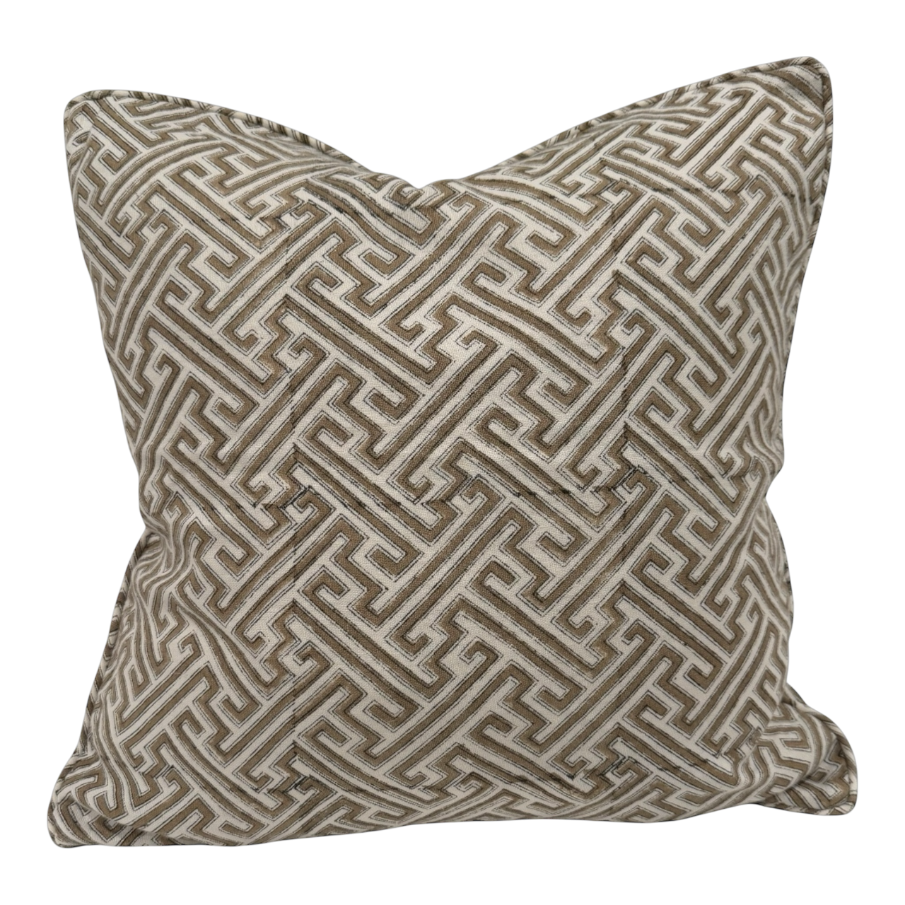 Pillow Cover – Amaze in Bronze – 22×22 – Ready to Ship