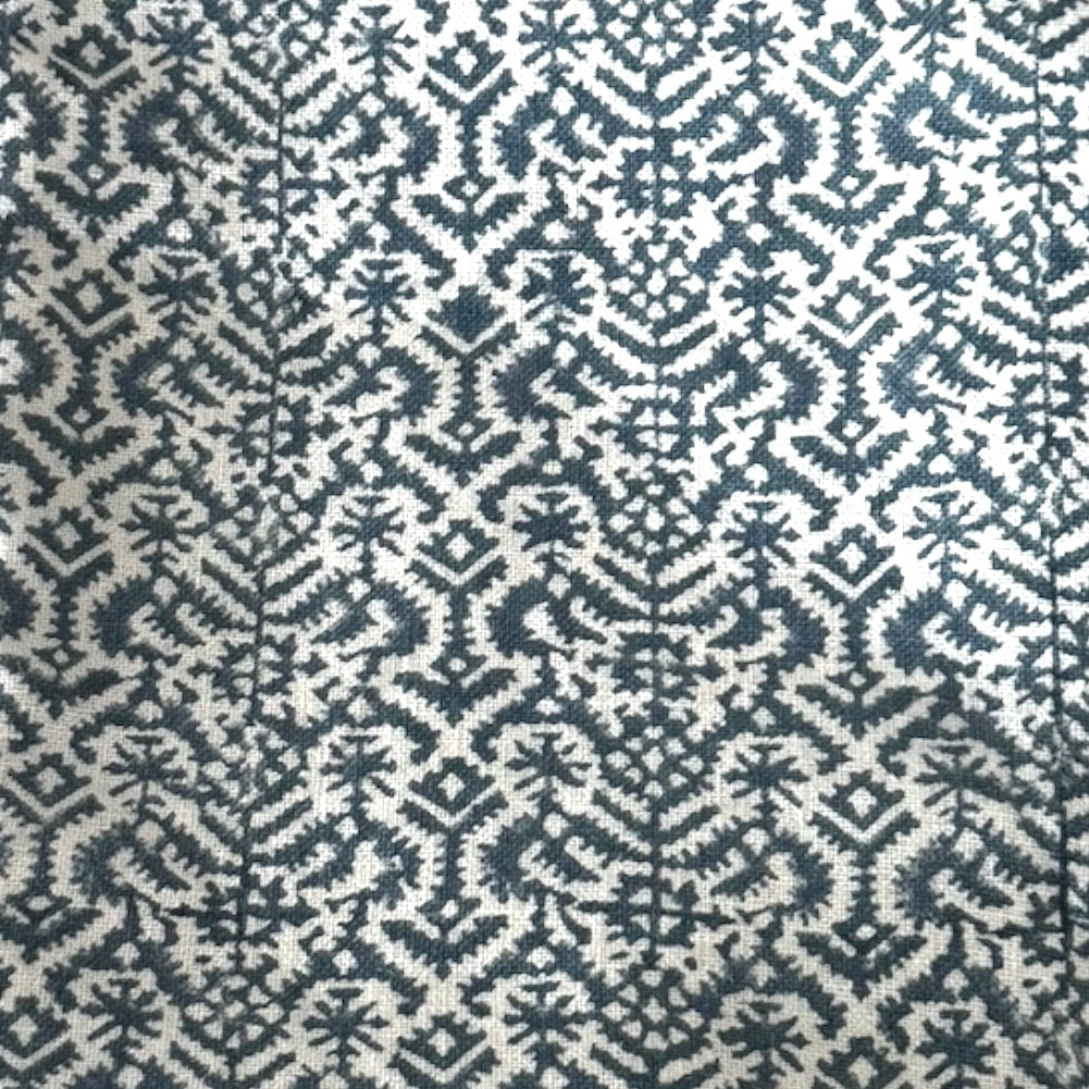 Tangier in Adriatic on Oyster – Limited Fabric Cut – Ready to Ship