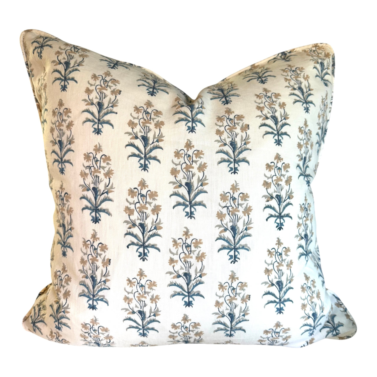 Jangali  in Wet Sand Pillow Cover— 22x22 — Ready to Ship